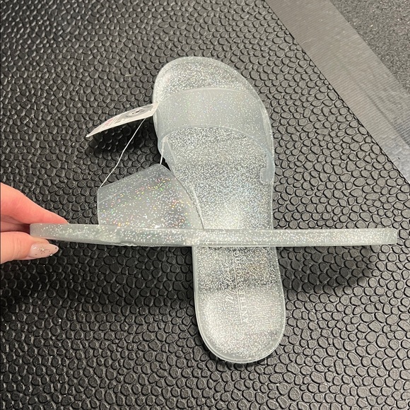 NWT Anthropologie Glitter Slides - Picture 6 of 6